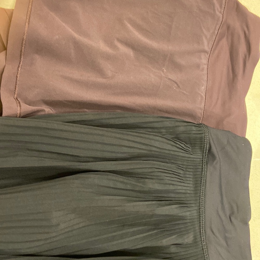 Lululemon lot of two size 8 skirts/skorts